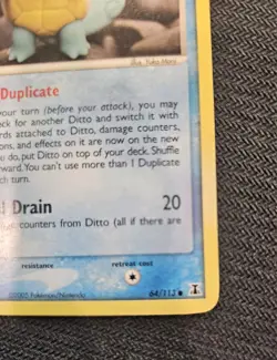 Pokemon Squirtle Ditto Card Delta Species 64/113 - Image 2