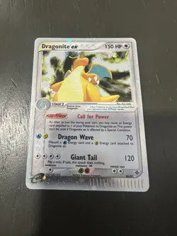 2003 Pokemon EX Dragon Dragonite EX 90/97 Rare Holo Foil LP - Image 1