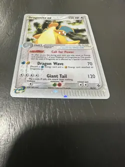 2003 Pokemon EX Dragon Dragonite EX 90/97 Rare Holo Foil LP - Image 3