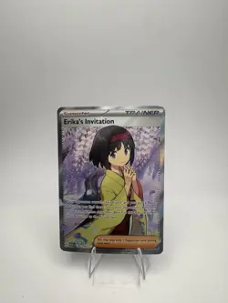 Pokemon TCG SV: Scarlet & Violet 151 #196/165 Erika's Invitation - Image 1