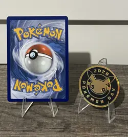Pikachu 051 /162 Stamped 2026 Pokemon Day 30 Promo TCG With Coin - Image 2