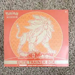 Pokemon TCG Sun & Moon Elite Trainer Box ETB Solgaleo Sealed - Image 1