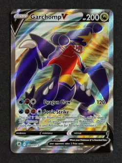 Garchomp V 178/189 Full Art Astral Radiance Ultra Rare Pokemon TCG NM/MINT - Image 1
