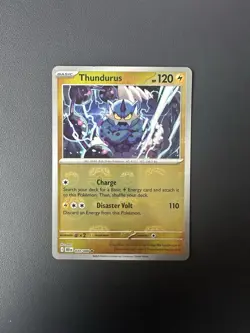 Pokemon TCG Thundurus 033/086 Masterball Black Bolt English Edition Ungraded - Image 1