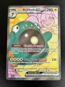 Iono's Bellibolt ex 172/159 S&V Journey Together Ultra Rare Holo Pokemon TCG NM - Image 1