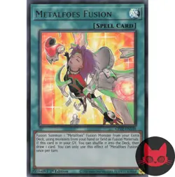 Yugioh Metalfoes Fusion GFTP-EN118 Ultra Rare 1st Edition NM - Image 1