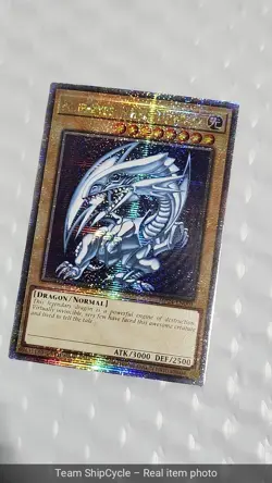 18 QCR BlueEyes White Dragon Quarter Century Secret Rare Yugioh NM TCG G2U - Image 4