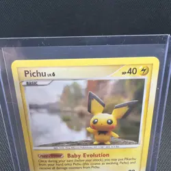 Pichu 93/123 Diamond & Pearl Mysterious Treasures Pokemon TCG Card 2007 LP/NM - Image 2