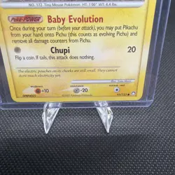 Pichu 93/123 Diamond & Pearl Mysterious Treasures Pokemon TCG Card 2007 LP/NM - Image 3