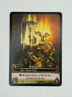 World of Warcraft TCG Azeroth 235/361 Extended Art Elder Moorf - Image 1