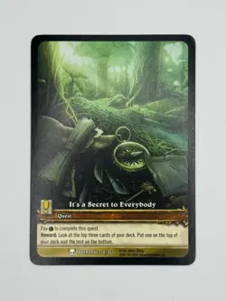 World of Warcraft TCG Azeroth 354/361 Extended Art It’s a Secret to Everybody - Image 1