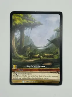 World of Warcraft TCG Azeroth 348/361 Extended Art Big Game Hunter - Image 1