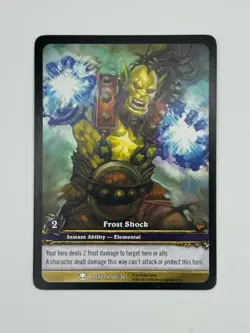 World of Warcraft TCG Azeroth 109/361 Extended Art Frost Shock - Image 1