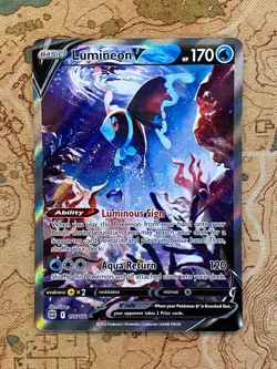 Pokemon Card TCG - Lumineon V 156/172 Alternate Full Art Brilliant Stars NM - Image 1