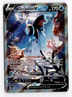Lumineon V 156/172 Alternate Art - Pokemon Card Brilliant Stars - Near Mint - Image 1