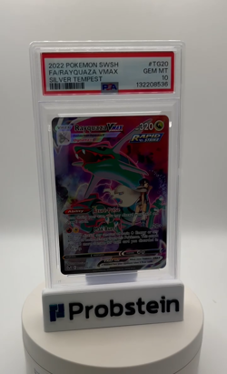 2022 Pokemon SWSH Silver Tempest #TG20 Rayquaza Vmax FA PSA 10 GEM MINT - Image 2