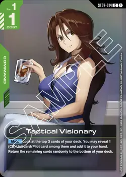 Tactical Visionary Alternate Art Foil - ST07-014 C - Gundam TCG Card Game - Image 1
