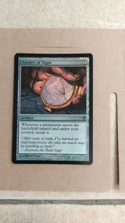 Amulet of Vigor - Foil New MTG Worldwake NM - Image 1