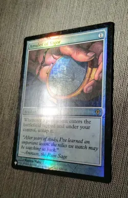 Amulet of Vigor Foil Magic Card Worldwake Artifact LP Condition MTG # 121/145 - Image 5