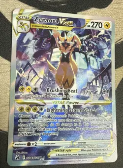 Zeraora VSTAR GG43/GG70 Crown Zenith: Galarian Gallery Holo Pokemon TCG - Image 1