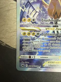 Zeraora VSTAR GG43/GG70 Crown Zenith: Galarian Gallery Holo Pokemon TCG - Image 5