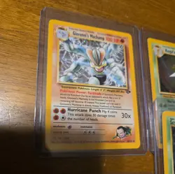 Pokemon Wotc 9 Card Vintage Lot Gym holo Jungle Base Set 2 swirl look - Image 2