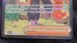 Pokemon TCG Destined Rivals Ethan's Adventure Full Art Trainer Card 236/182 Sir - Image 3