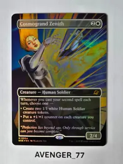 Magic Gathering MTG #0304 Cosmogrand Zenith FOIL Borderless Edge of Eternities - Image 1