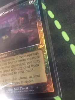 MTG Magic The Gathering Oversold Cemetery Foil DMR Rare Retro Frame Black - Image 2