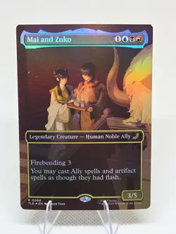 Mai and Zuko (Borderless) FOIL X1 TLE MTG Avatar Eternal FB3 - Image 1
