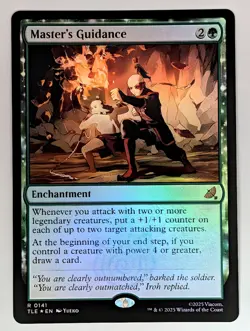 (Foil) Master's Guidance (141) Avatar: The Last Airbender: Eternal-Legal Mtg NM - Image 1
