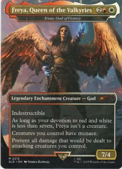 MTG: Secret Lair Drop Series: Freya, Queen of the Valkyries: LP Condition - Image 1