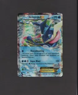 Pokemon TCG XY Black Star Promo Greninja EX XY20 MP-HP - Image 5