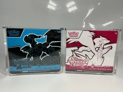 Black Bolt and White Flare Pokemon Center ETB Elite Trainer Box Set of 2 + CASES - Image 1