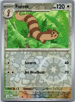 Furret - - SV09: Journey Together 119/159 - Common - NM Pokemon TCG - Image 1