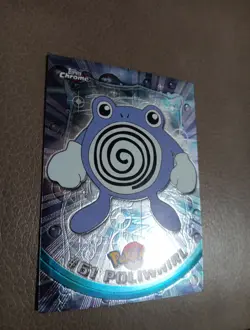 Poliwhirl #61 Pokemon Topps Chrome Holo Foil Vintage - Image 2