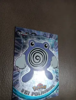 Poliwhirl #61 Pokemon Topps Chrome Holo Foil Vintage - Image 3