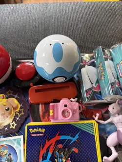 Big Mixed Lot Of Pokemon Trading Cards Accessories, Stickers, Binders, Toys More - Image 3