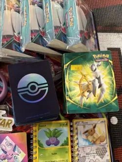 Big Mixed Lot Of Pokemon Trading Cards Accessories, Stickers, Binders, Toys More - Image 5