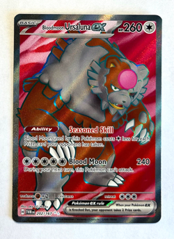 Pokemon Twilight Masquerade - BLOODMOON URSALUNA EX - ULTRA RARE 202/167 - NM/M - Image 1