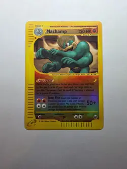 Machamp 16/165 Pokemon TCG Expedition Base Set Reverse Holo Rare NM - Image 1