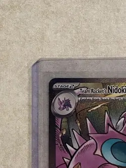 Pokemon TCG Destined Rivals Team Rocket’s Nidoking Ex 233/182. SIR. - Image 2