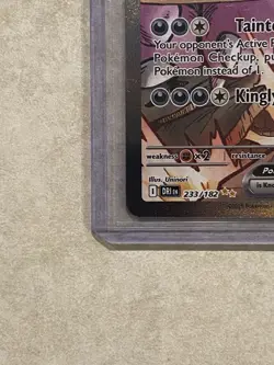 Pokemon TCG Destined Rivals Team Rocket’s Nidoking Ex 233/182. SIR. - Image 3