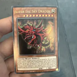 Yugioh Slifer The Sky Dragon Ultra Pharaoh's Rare KICO-EN063 1st Edition M/NM - Image 1