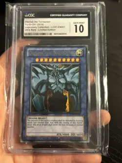 Yu-Gi-Oh! Egyptian God FULL SET 2010 LC01 EN00 CGC 10 Gem Mint Slifer Obelisk Ra - Image 4