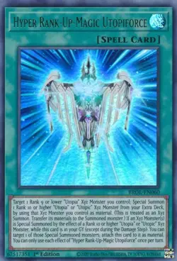Yu-Gi-Oh! TCG Hyper Rank-Up-Magic Utopiforce Brothers of Legend BROL-EN060... - Image 1