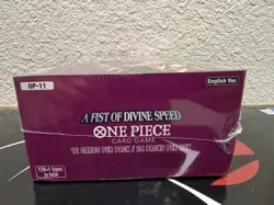 One Piece TCG: A Fist of Divine Speed Booster Box (English) OP11 Factory Sealed - Image 2