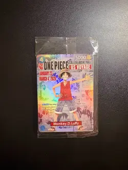 Monkey.D.Luffy (055) (College Basketball US Voyage) P-055 One Piece Promotion... - Image 1