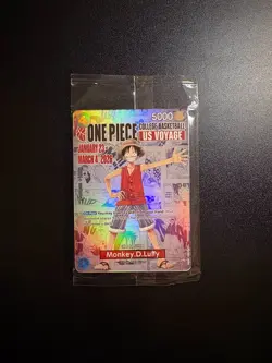 Monkey.D.Luffy (055) (College Basketball US Voyage) P-055 One Piece Promotion... - Image 3