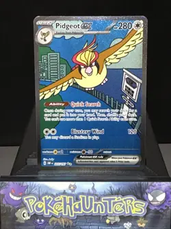 Pokemon Card Pidgeot 225/197 Special Illustration Rare Obsidian Flames Near Mint - Image 1